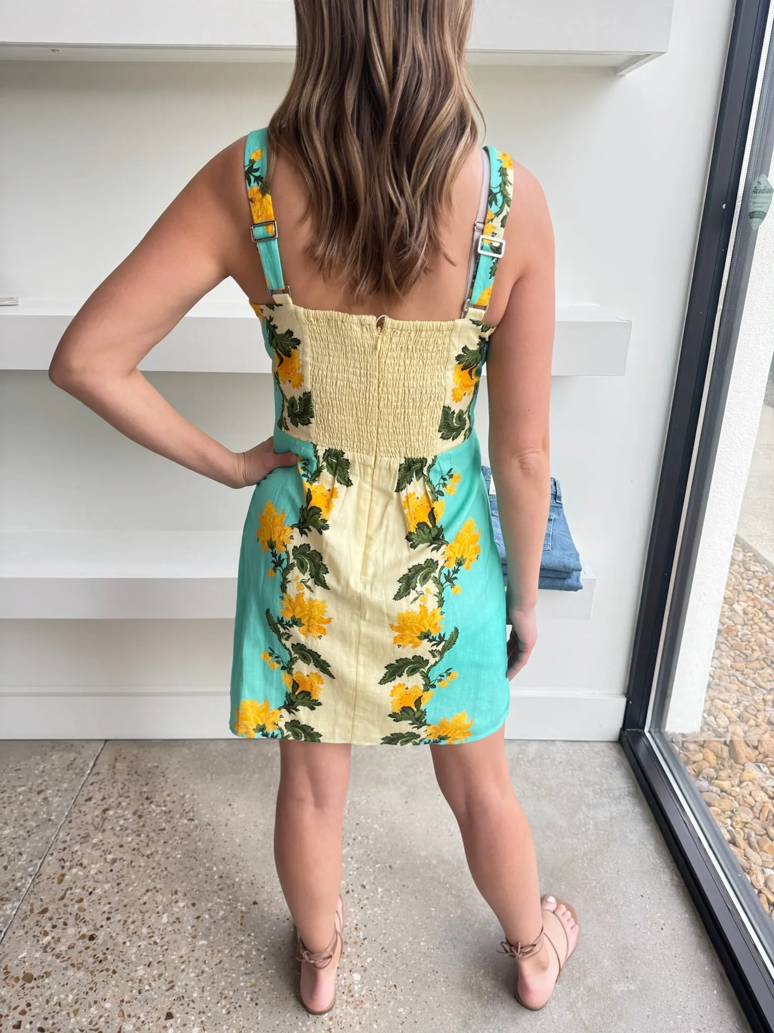 Aqua Mix Zander Dress