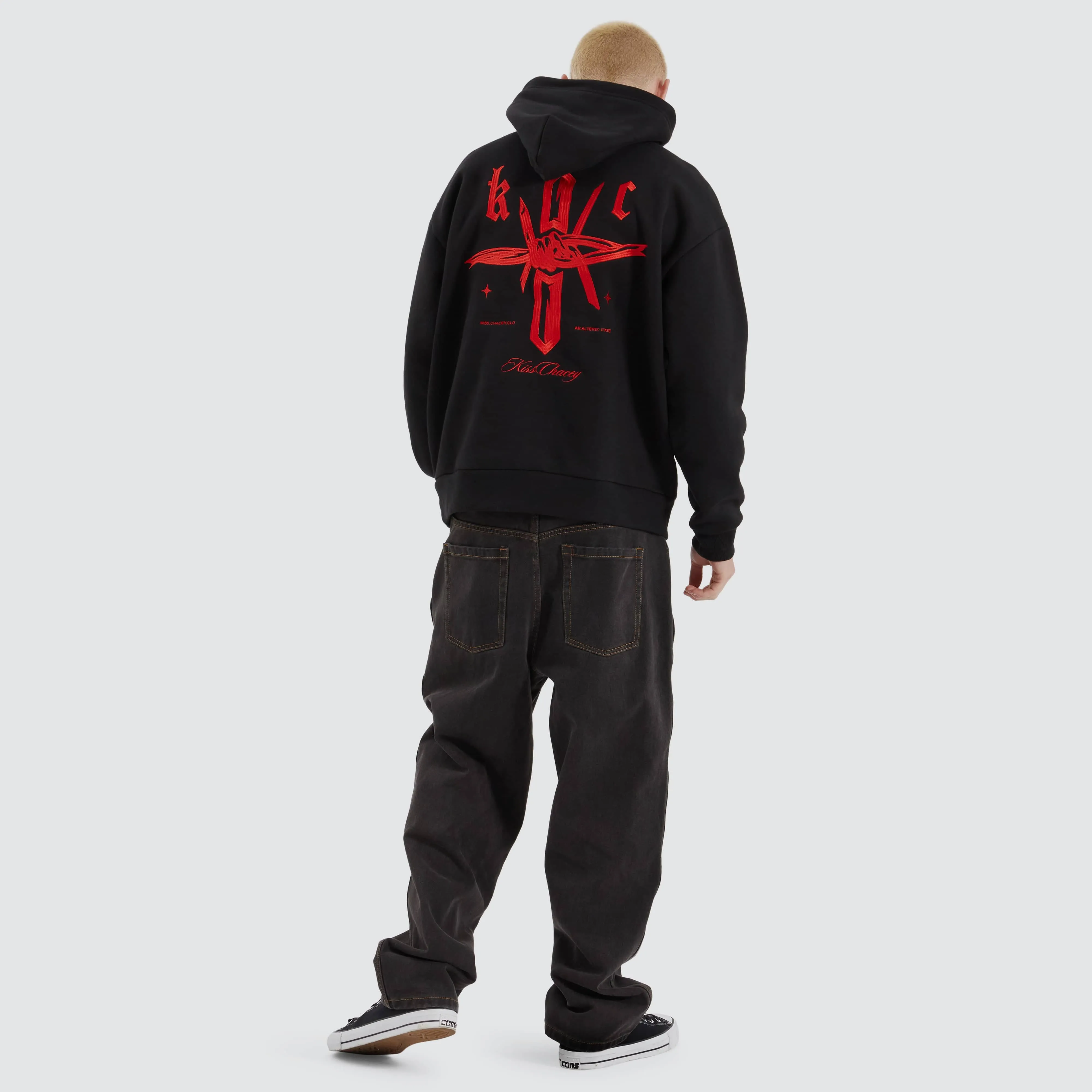 Astral Heavy Relaxed Hoodie Jet Black