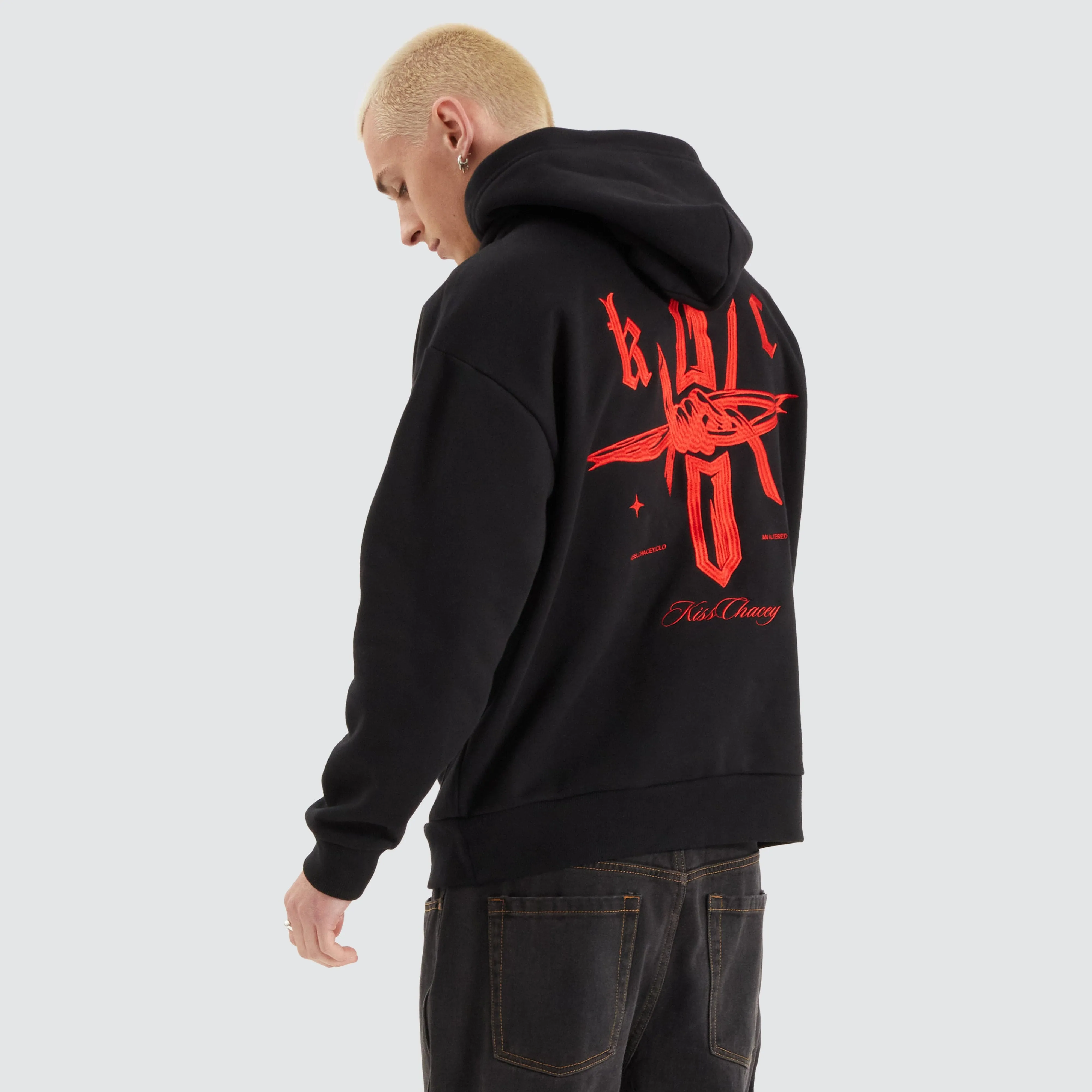 Astral Heavy Relaxed Hoodie Jet Black