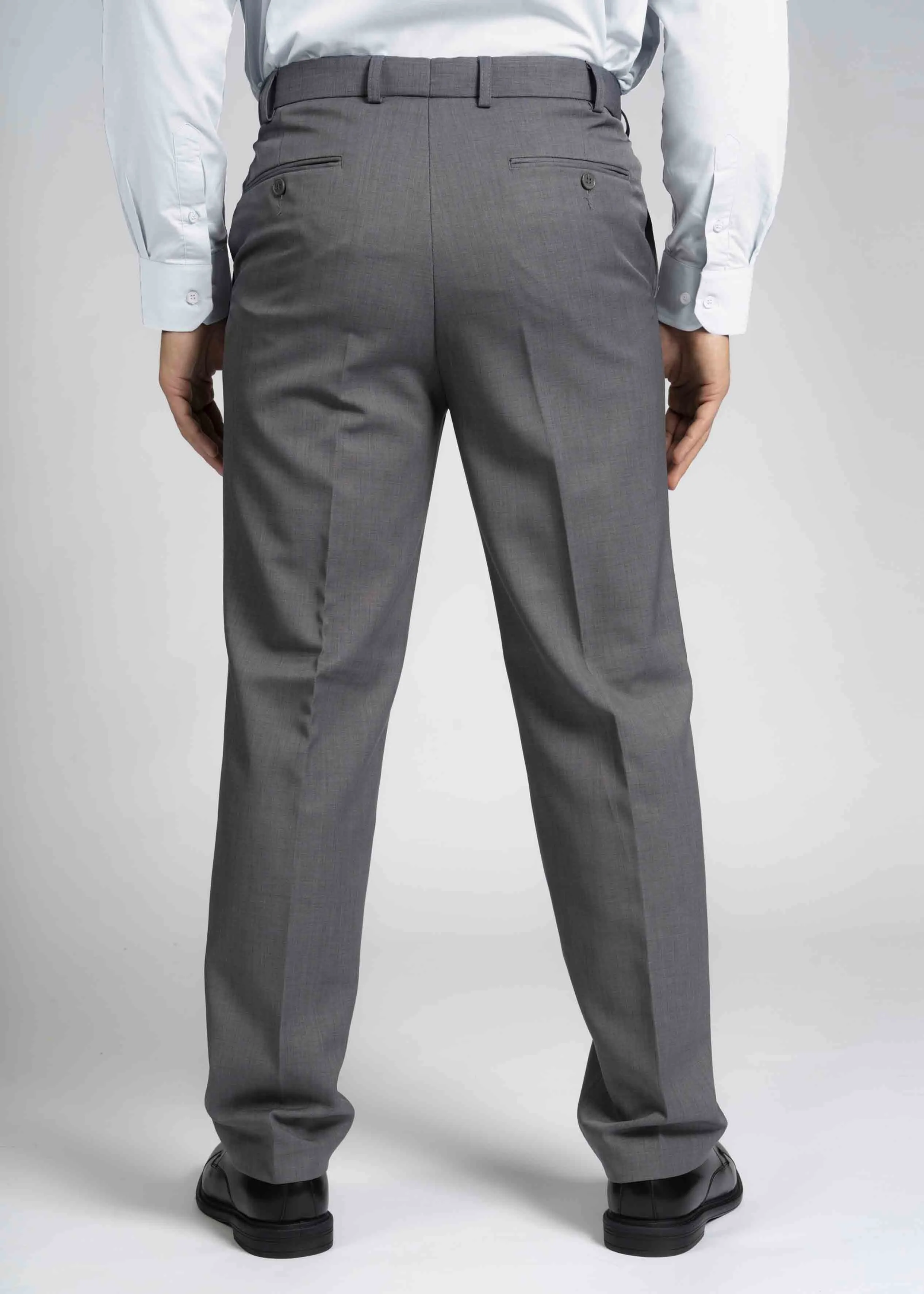 Blake Straight Loose Fit VELCRO® Brand Fastening Smart Trousers