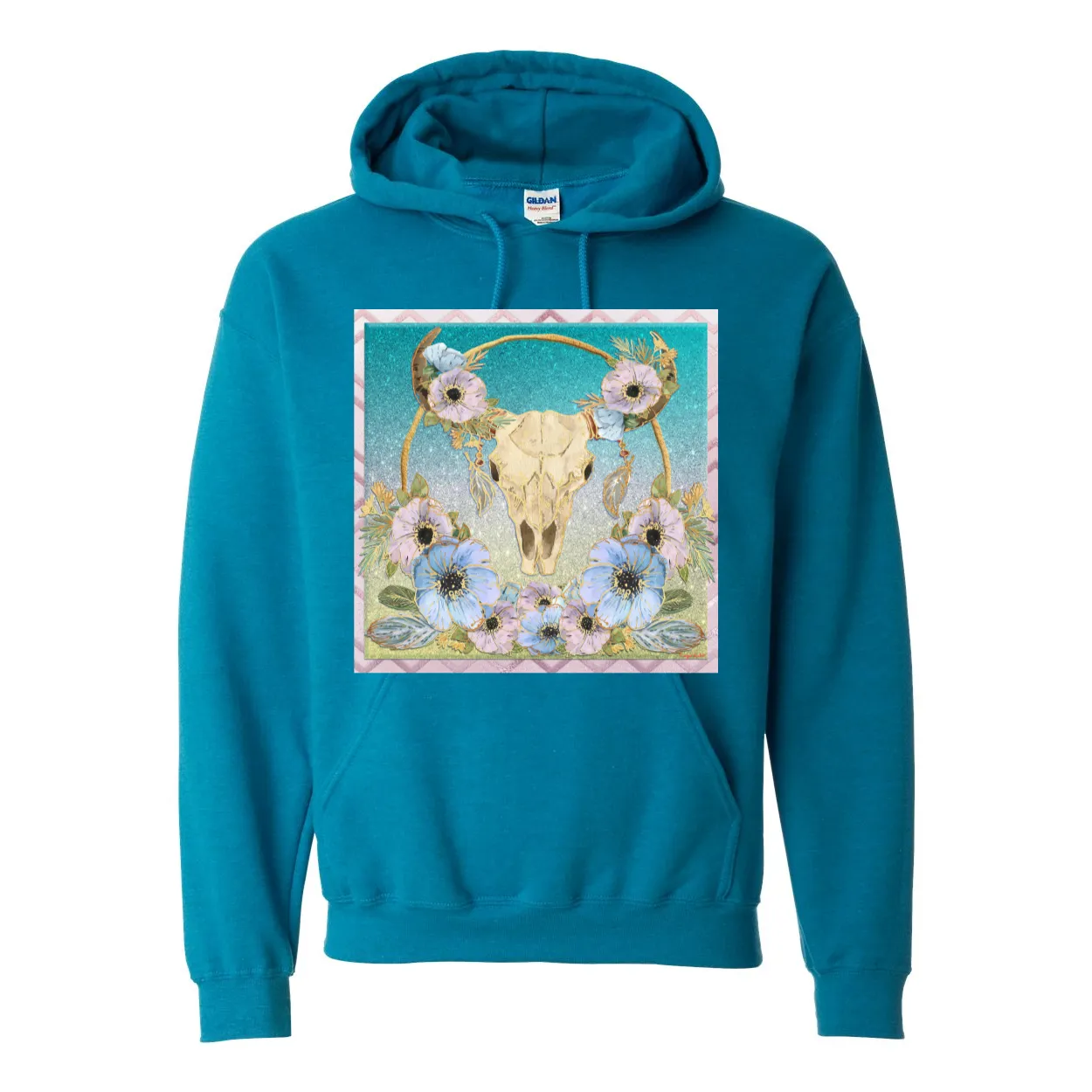 Cowgirl Roots™ Bohemian Rhapsody, Pull Over Front Pocket Hoodies