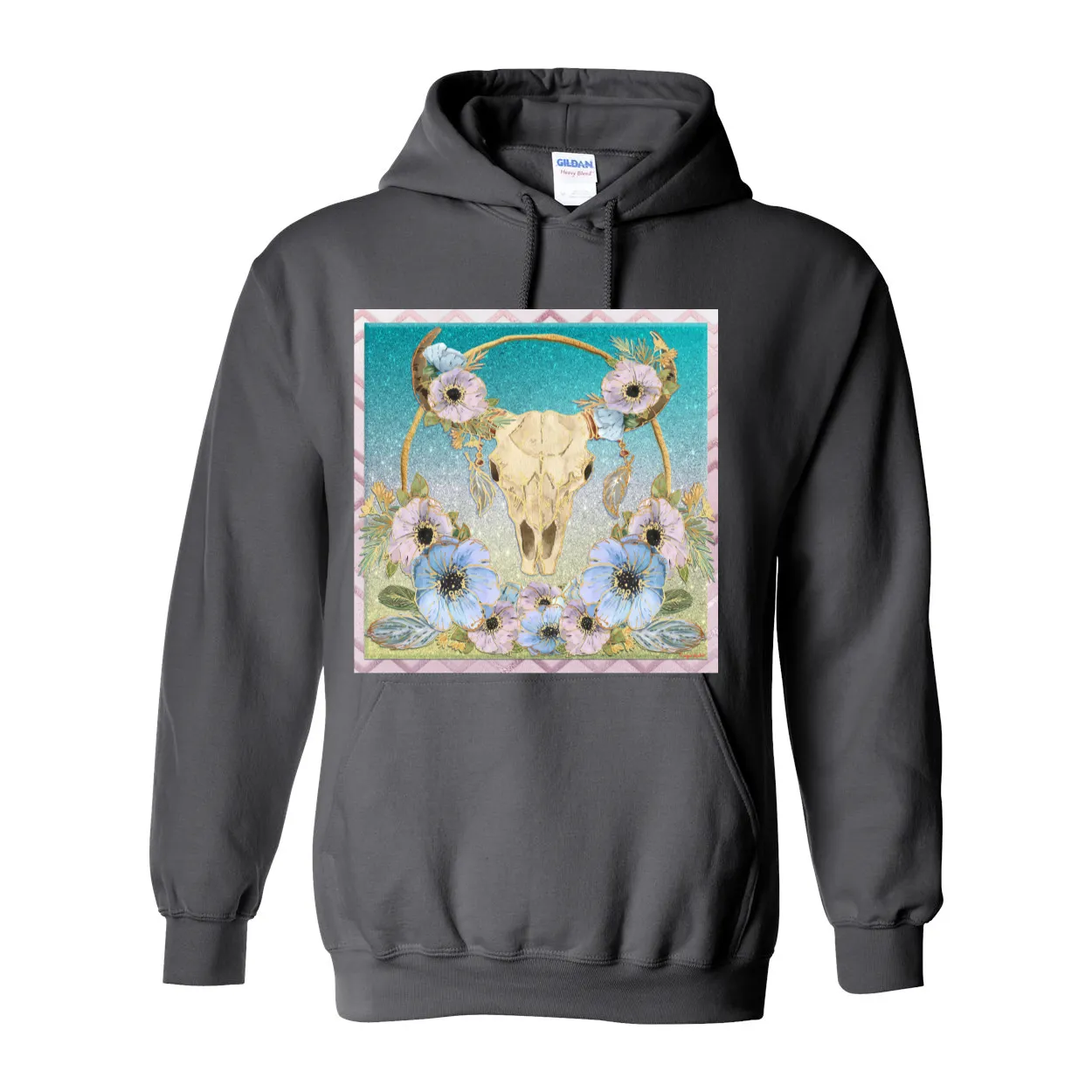 Cowgirl Roots™ Bohemian Rhapsody, Pull Over Front Pocket Hoodies