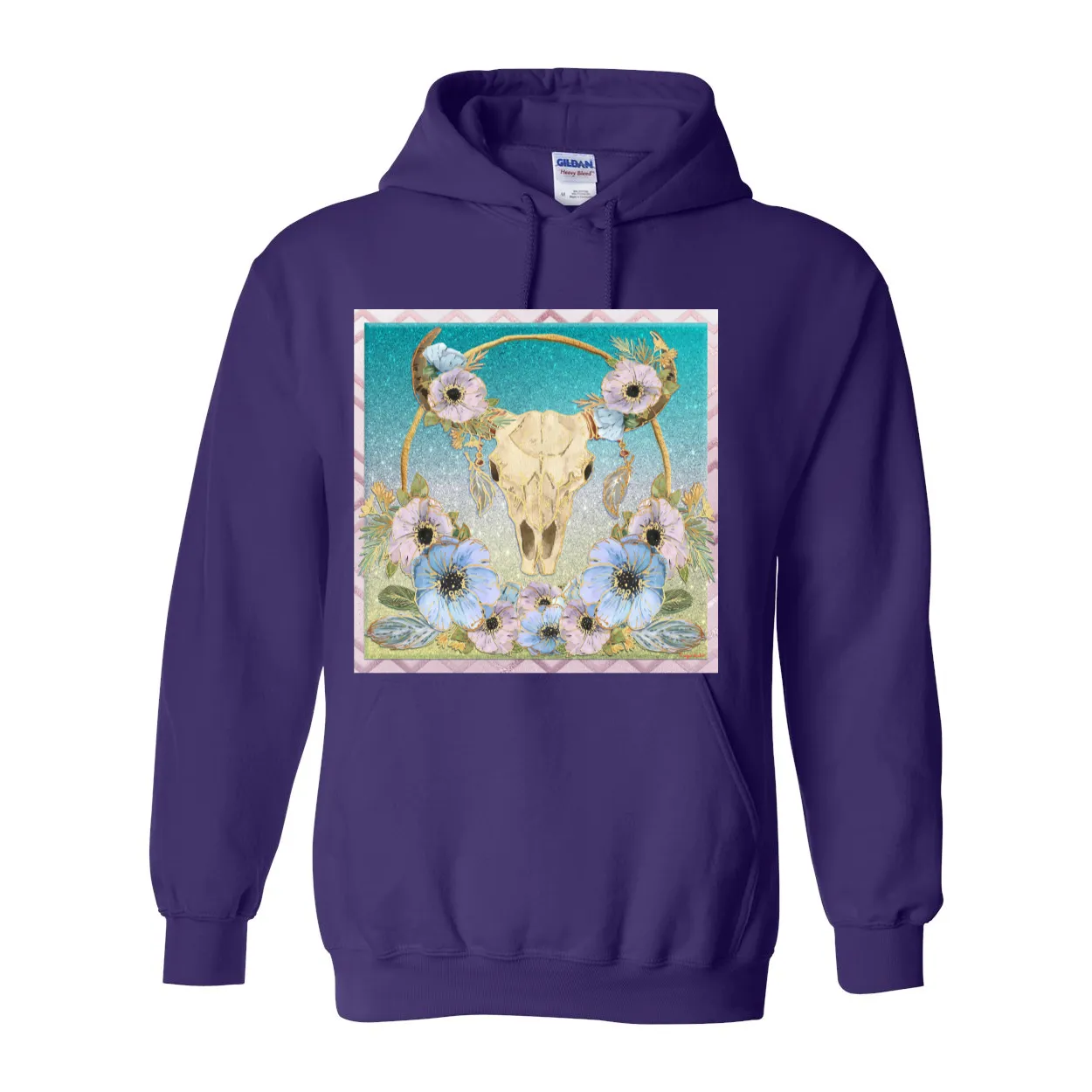 Cowgirl Roots™ Bohemian Rhapsody, Pull Over Front Pocket Hoodies