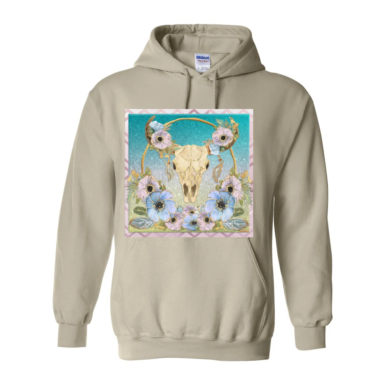 Cowgirl Roots™ Bohemian Rhapsody, Pull Over Front Pocket Hoodies