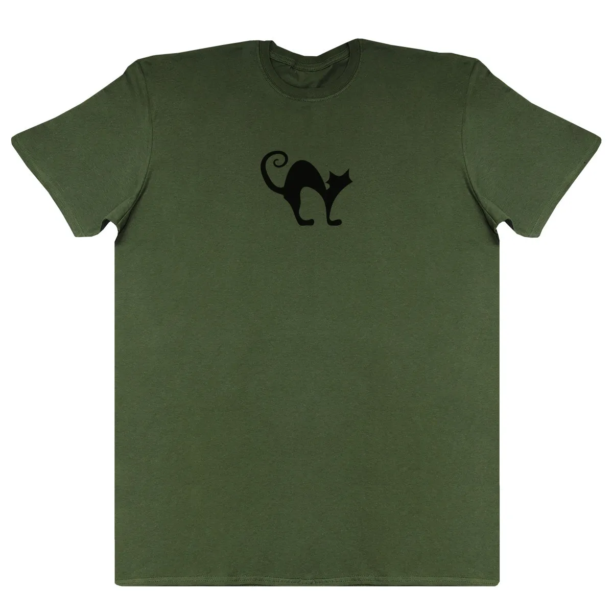 Curly Cat Tail - Kids Oversized Comfy T-Shirt