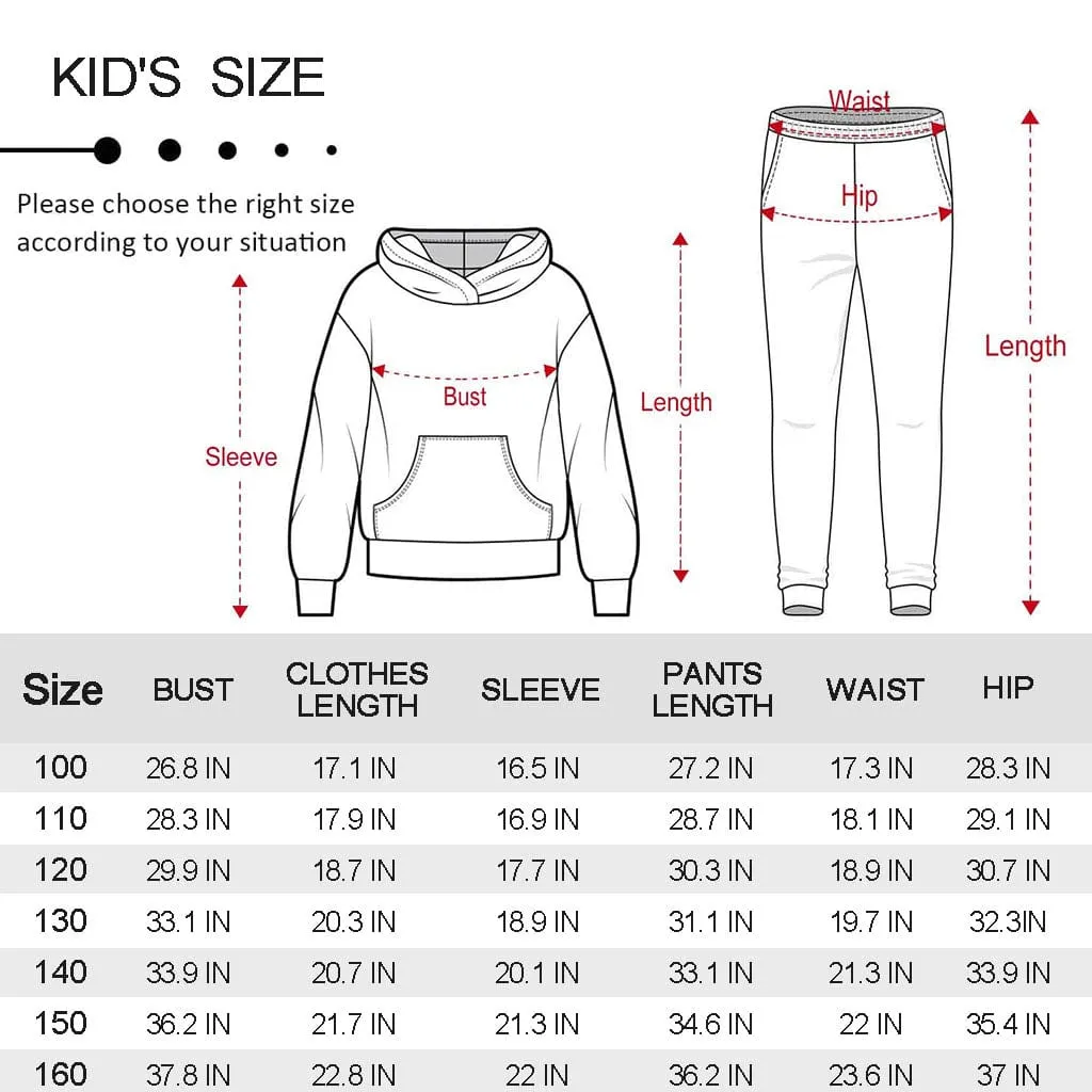 Custom Seamless Face Couple Hoodie Sweatpant Set Personalized Unisex Loose Hoodie Top Outfits