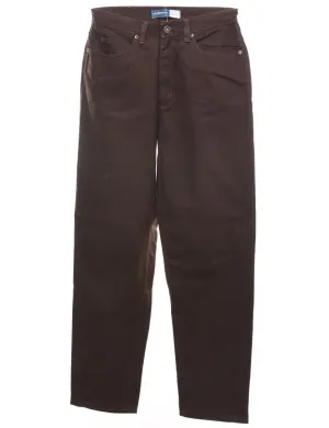 Dark Brown Tapered Jeans - W28 L29
