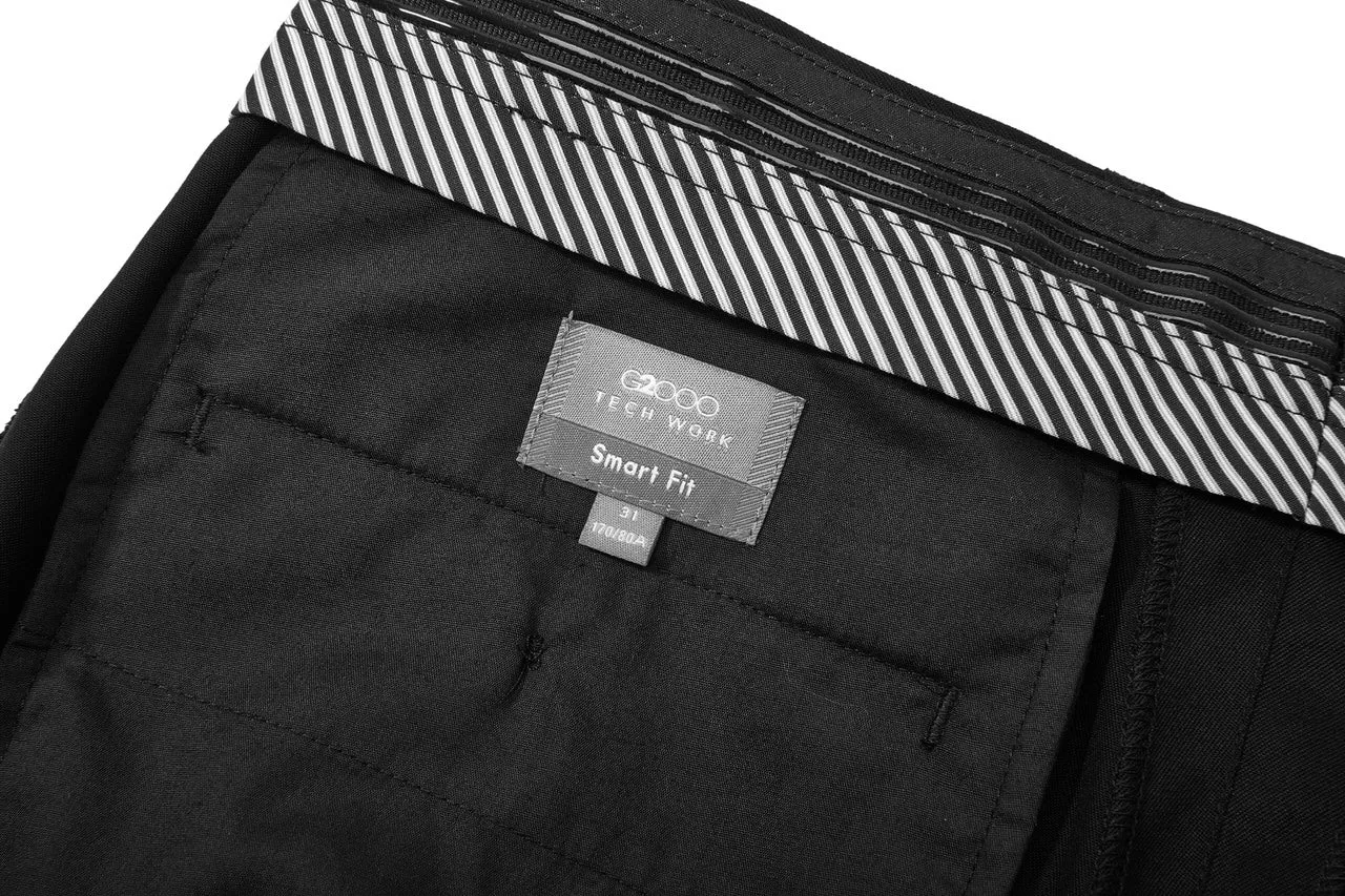 Essential Everyday Formal Pants in Elastic Smart Fit