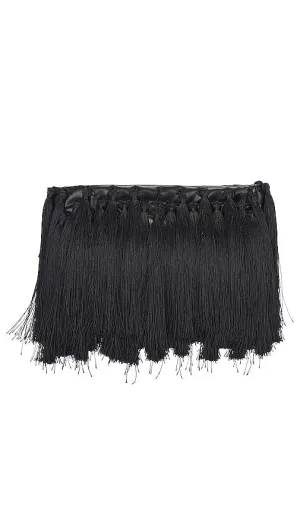 Essentiel Antwerp Enzalez Fringes Pouch in Black