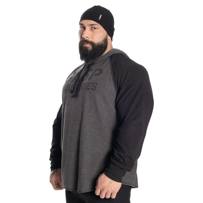 GASP L-S Thermal Hoodie - Graphite Melange