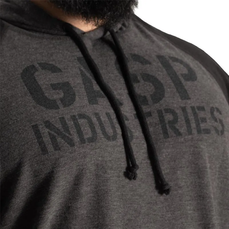 GASP L-S Thermal Hoodie - Graphite Melange