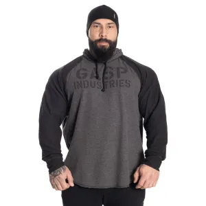 GASP L-S Thermal Hoodie - Graphite Melange