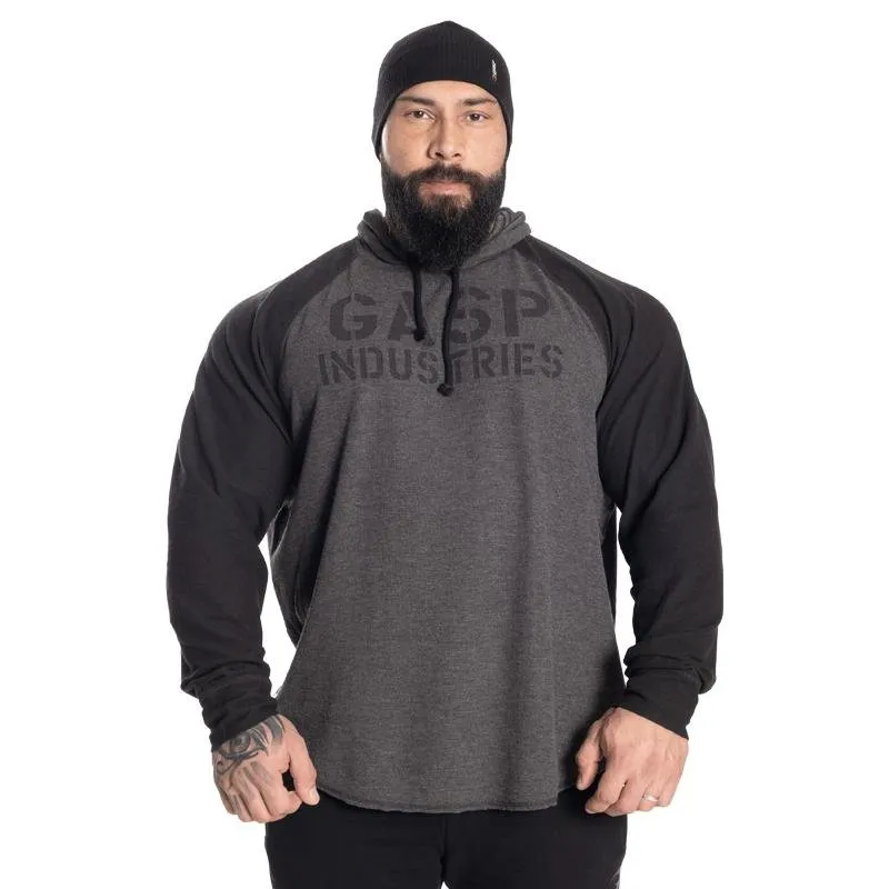 GASP L-S Thermal Hoodie - Graphite Melange