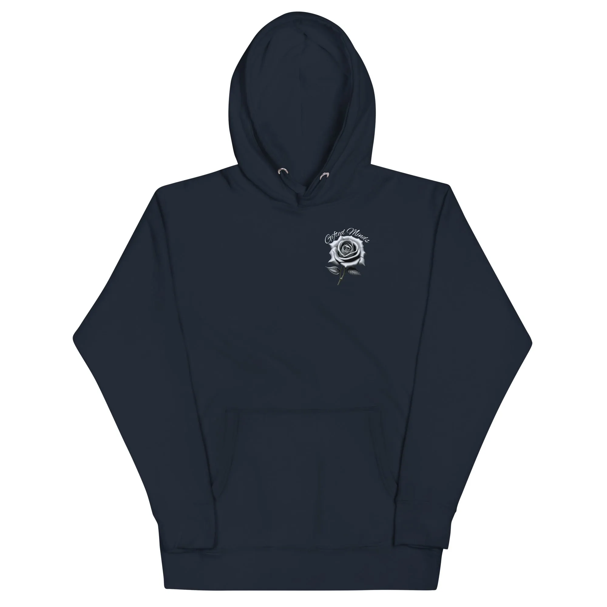 Grey Rose Hoodie