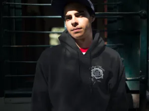 Grey Rose Hoodie