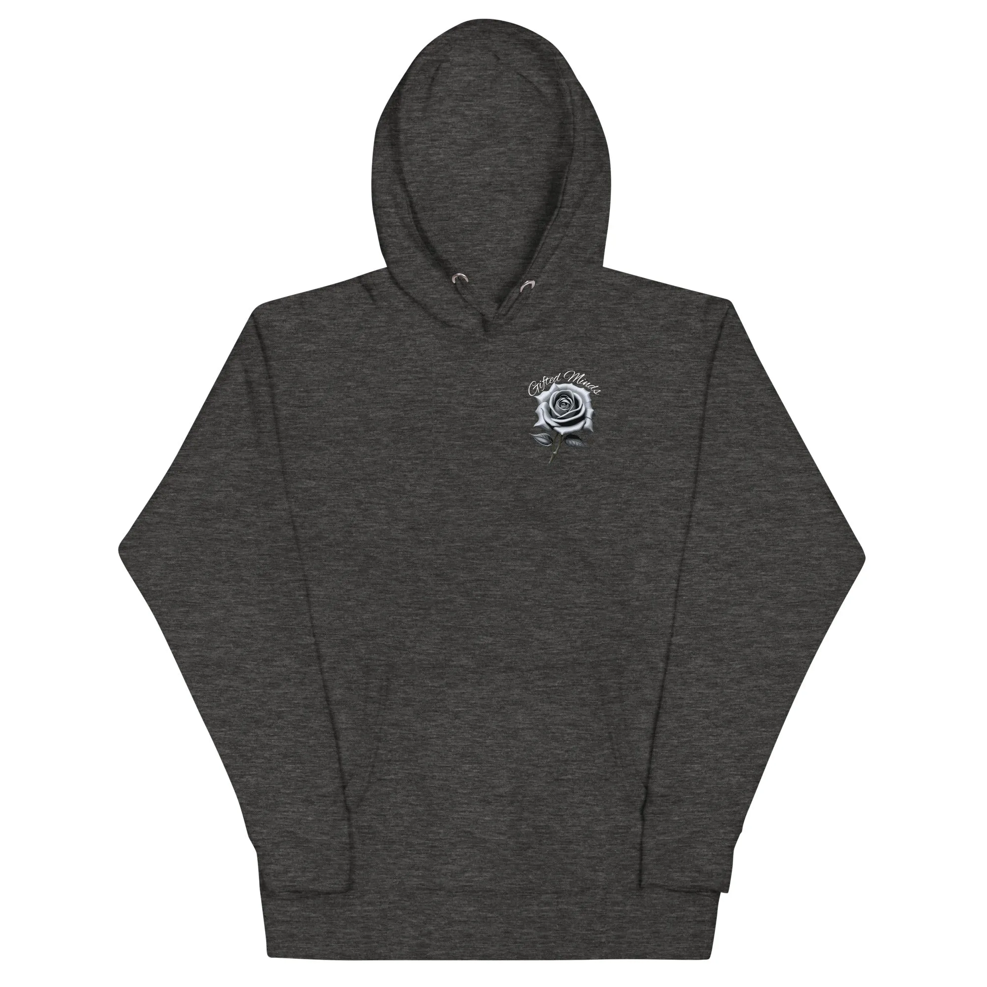 Grey Rose Hoodie
