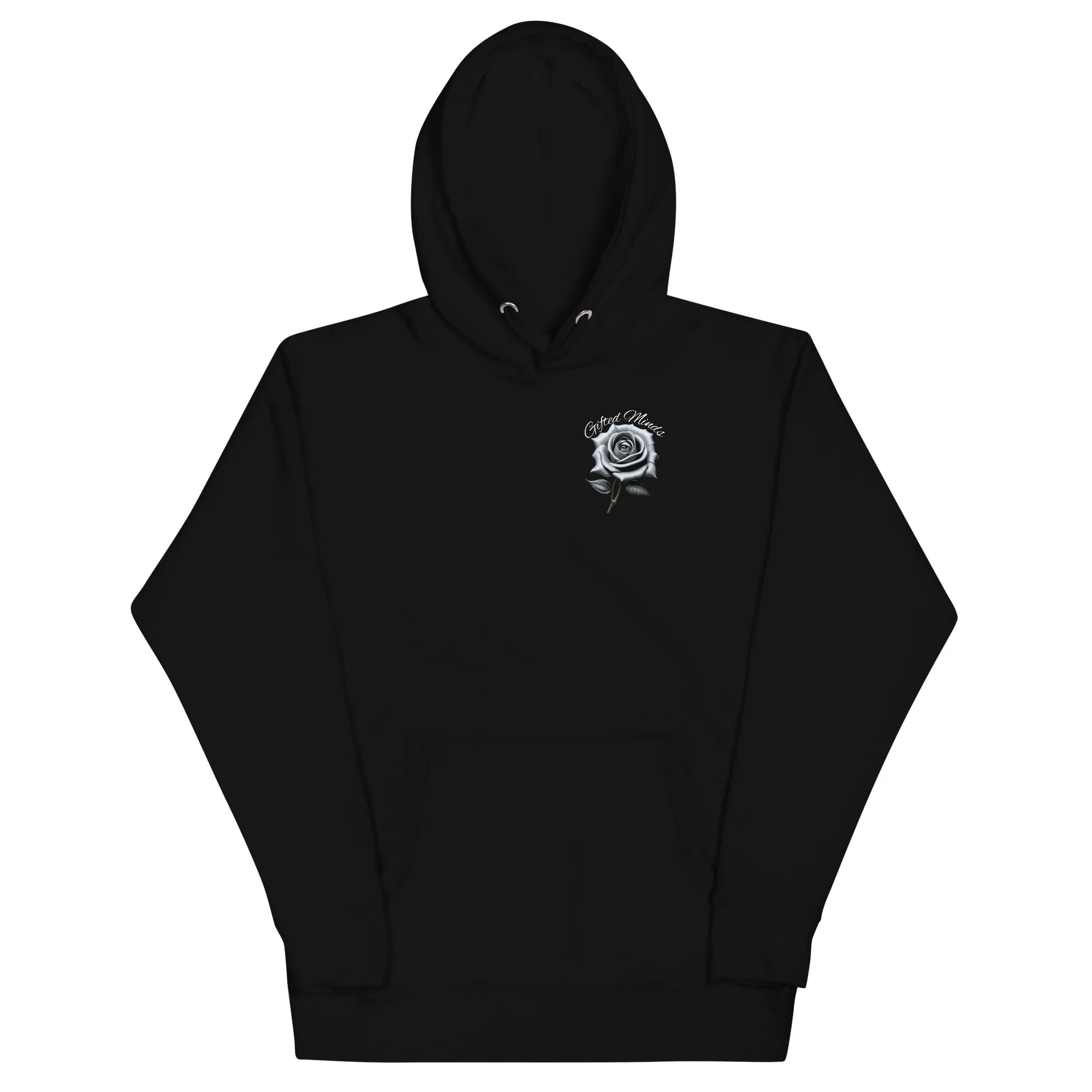Grey Rose Hoodie