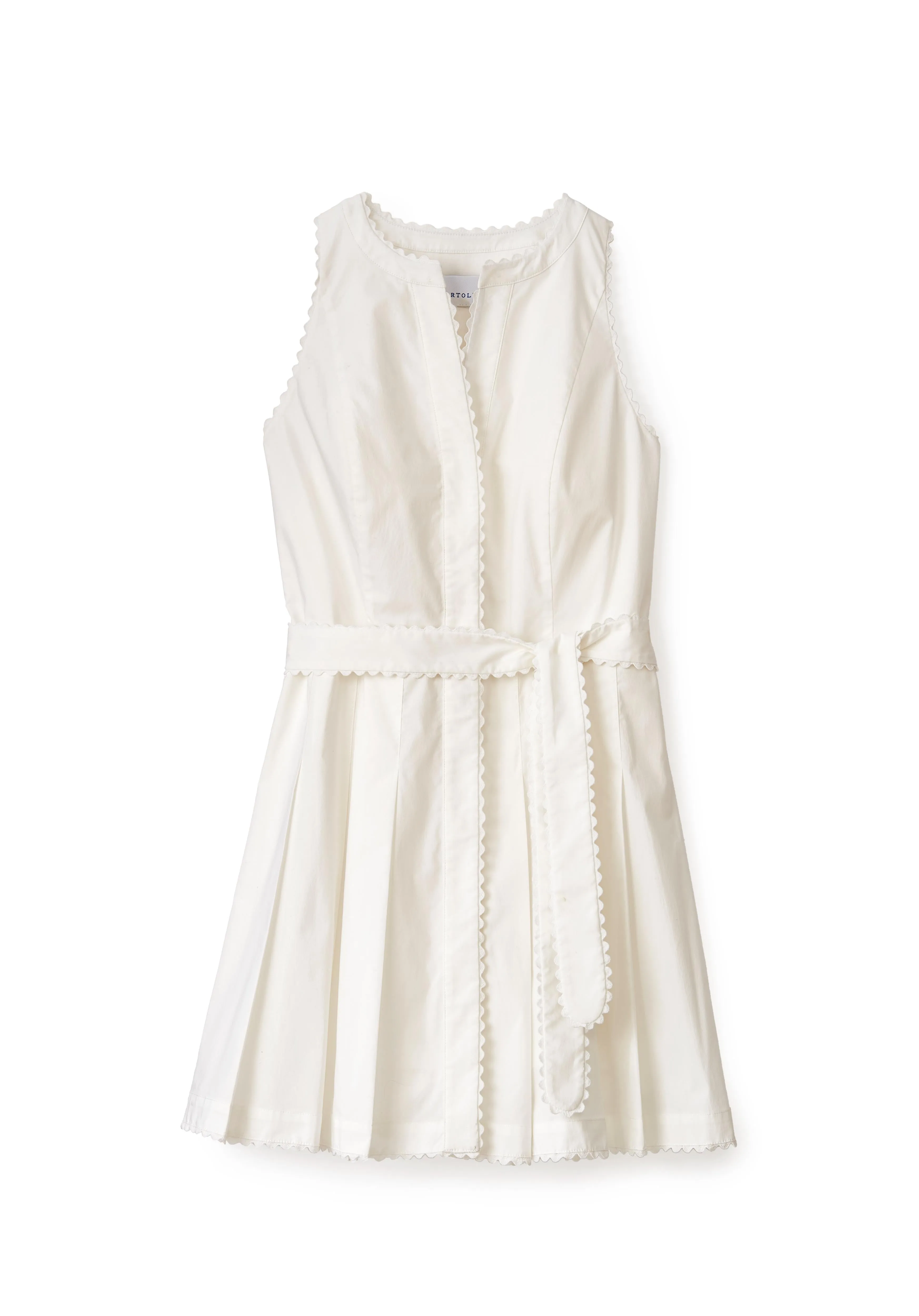 HADLEY ROMPER HALTER NECK-OPTIC WHITE