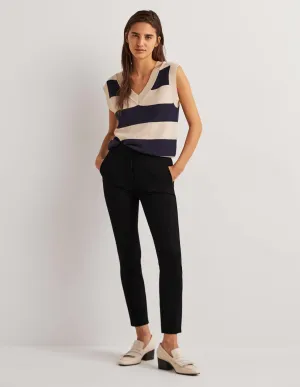 Hampshire 7/8 Ponte Trousers-Black