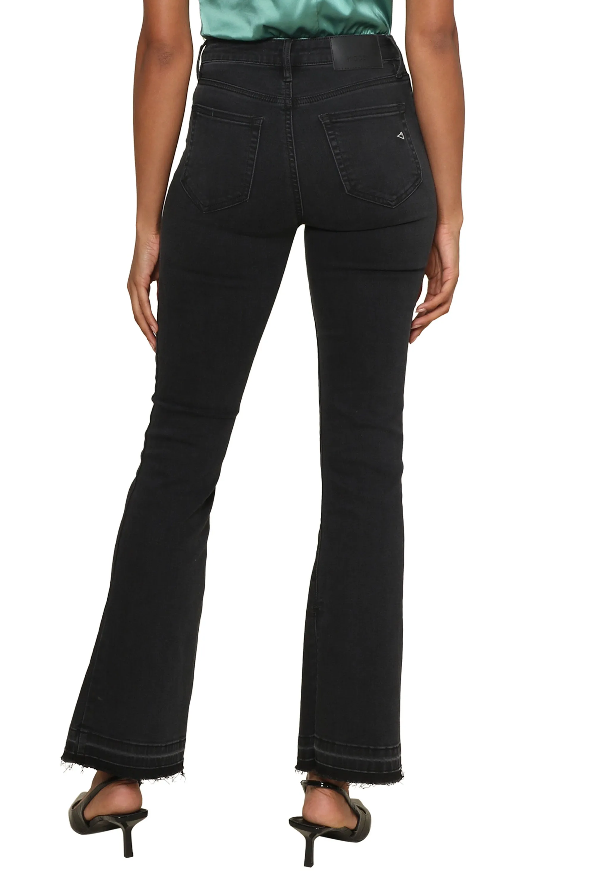Happi Black Released Hem Flare