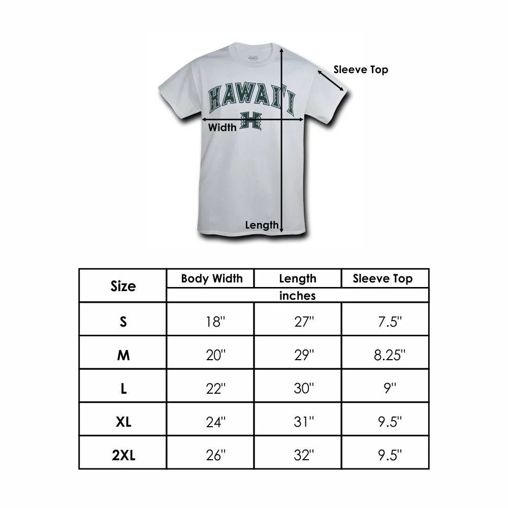 Hawaii Pacific University Sharks Property Football T-Shirt Tee