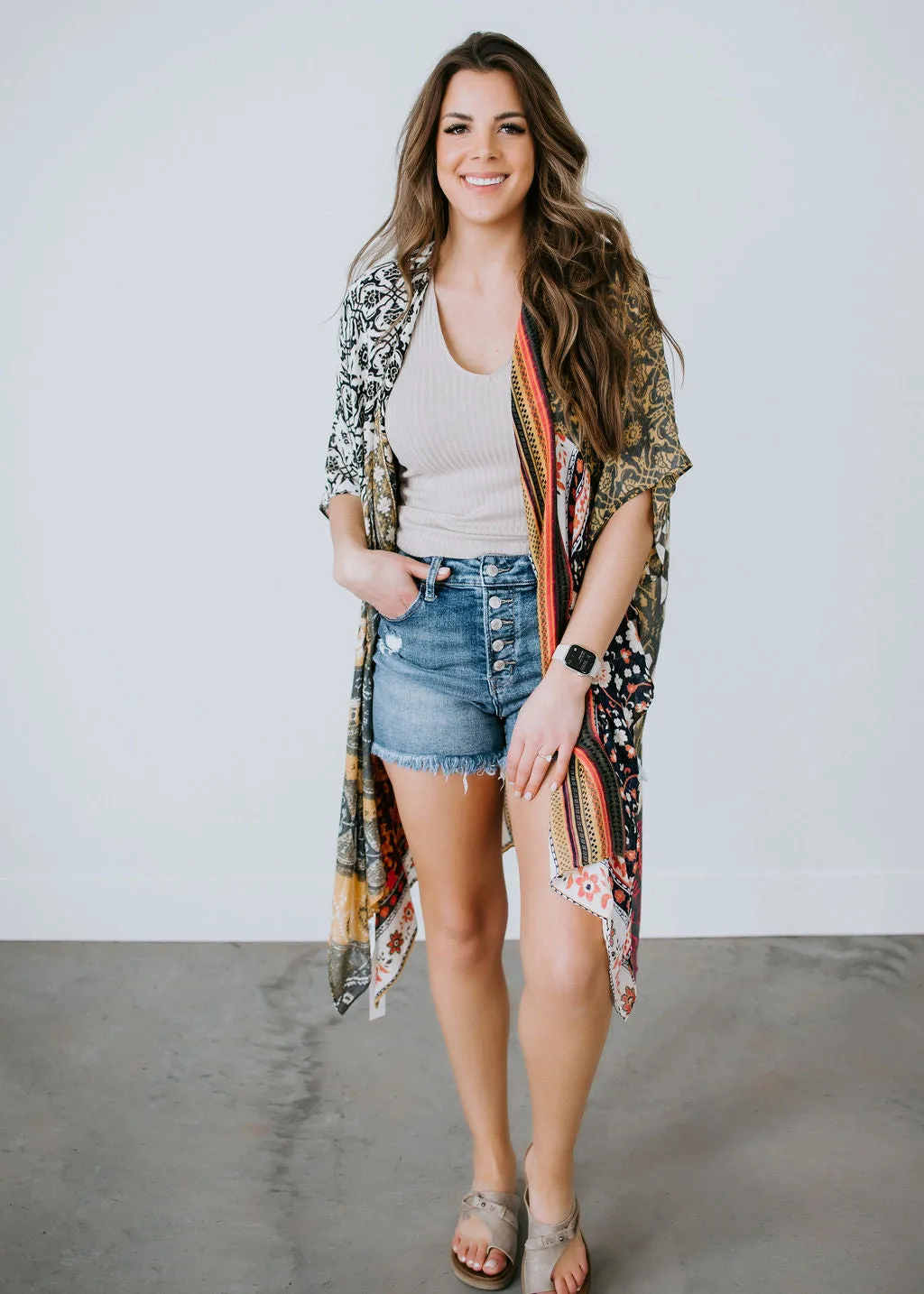 Hermosa Floral Kimono