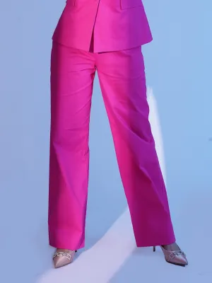 Hot Pink Straight Trouser