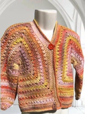 Kids Crochet Hexi Cardigans