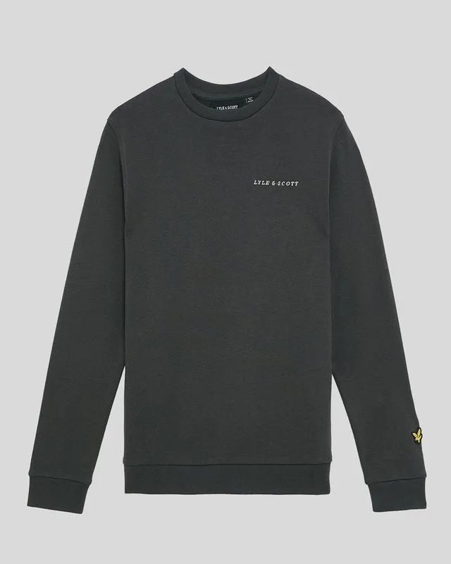 Kids Script Crew Neck Sweatshirt