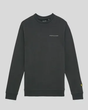 Kids Script Crew Neck Sweatshirt
