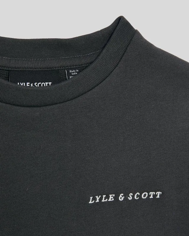 Kids Script Crew Neck Sweatshirt