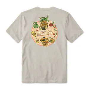 Kinda Fit Kinda Fat Fresh Gainz Tee (Sand)