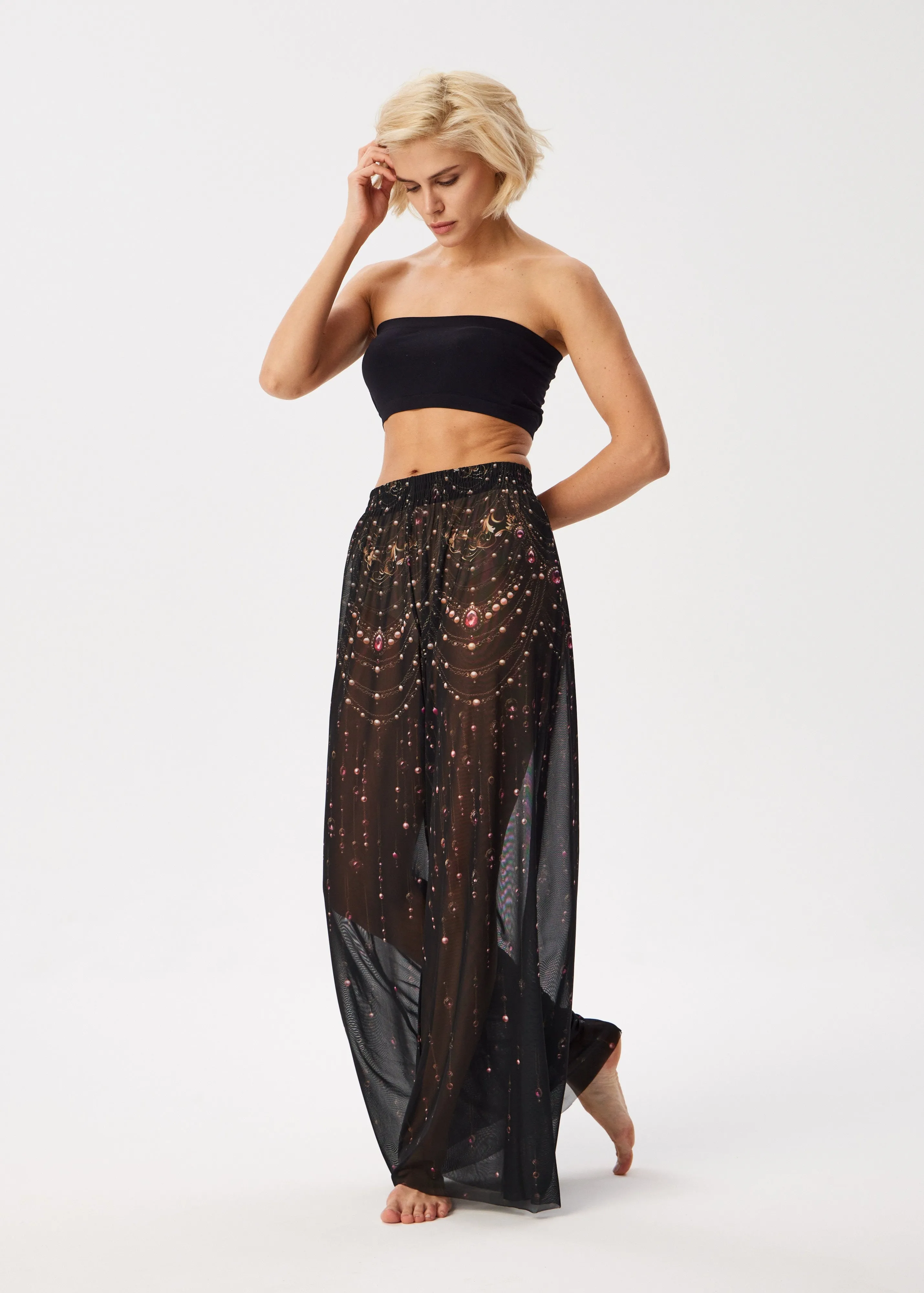 Le Bijou Tattoo Palazzo Pants  Style, Comfort, and Sun Protection