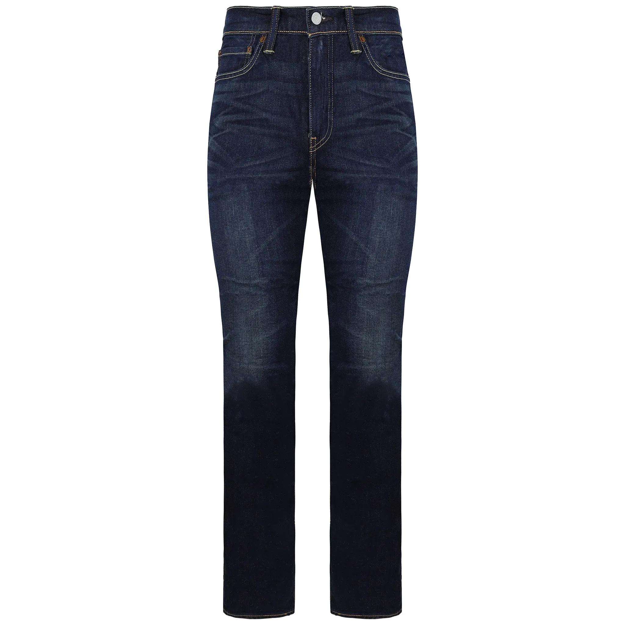 Levi's Slim Fit Straight Leg Mens Dark Blue Jeans