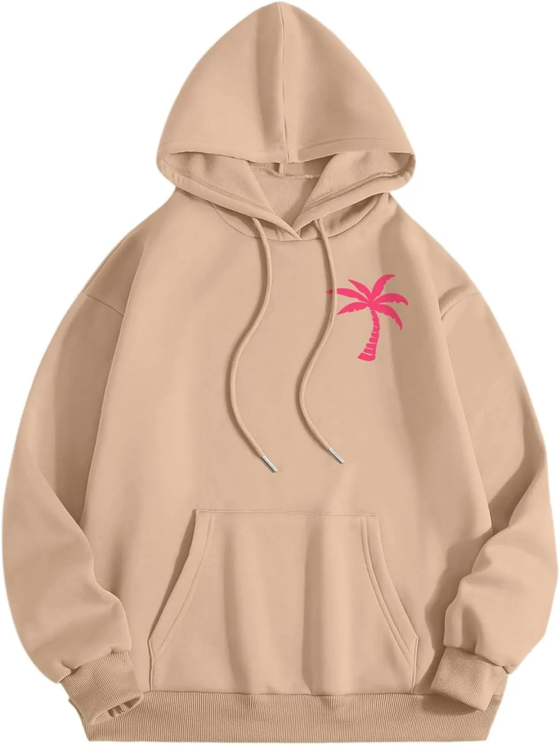Meet Me at The Ocean Graphic Hoodie For Women Long Sleeve Preppy Sweatshirts Oversized Pullover Hoodies for Teen Girls