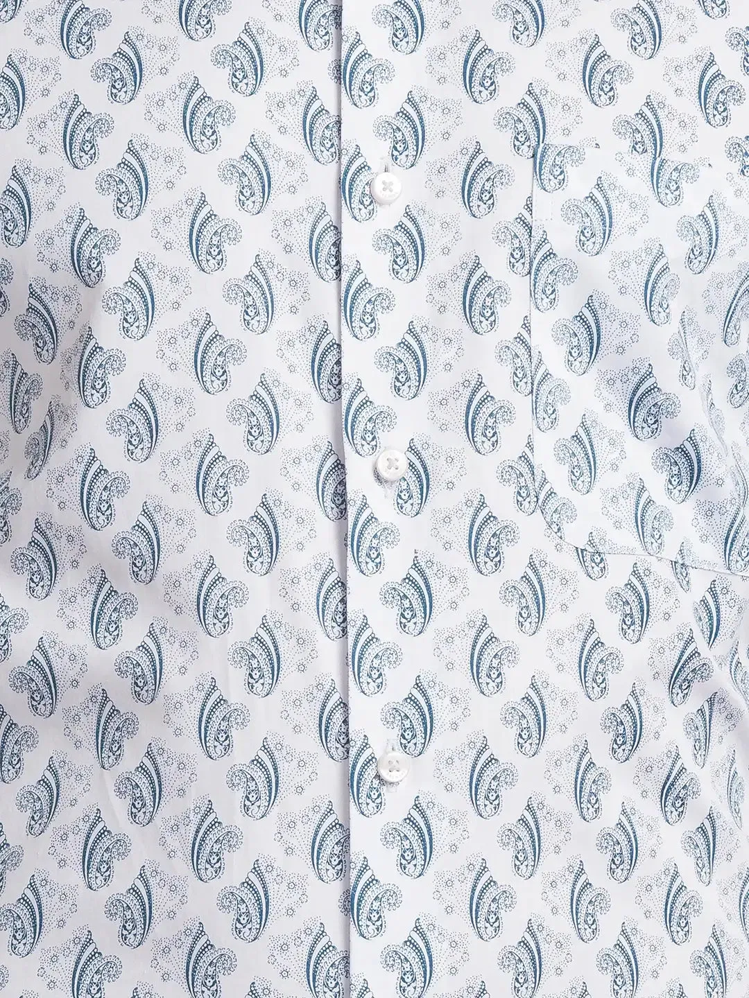 Men Grey Contemporary Fit Print Cotton Shirts