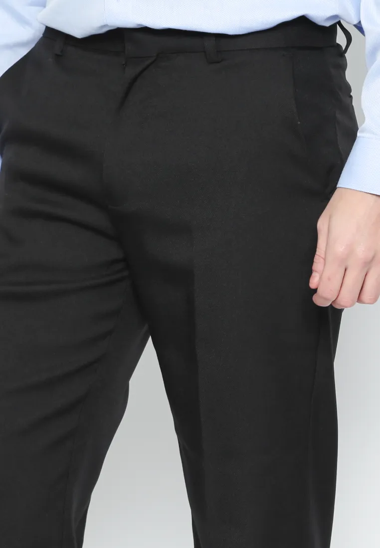 Men's Black Formal Trousers