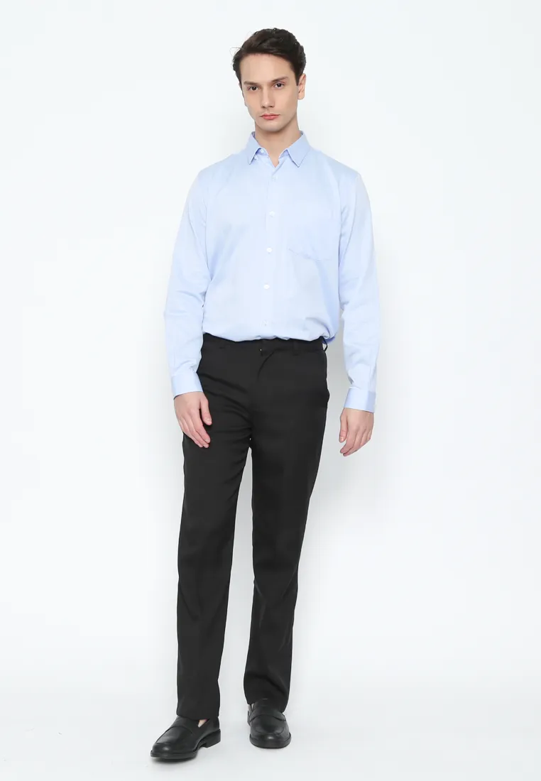 Men's Black Formal Trousers