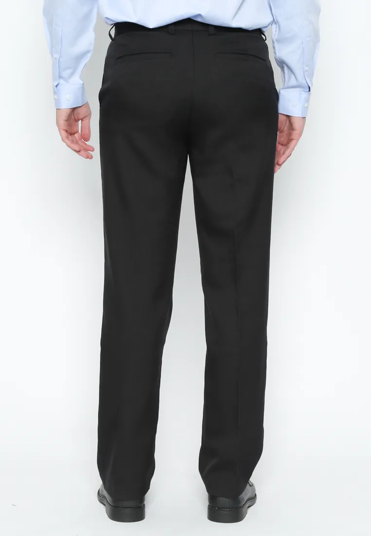 Men's Black Formal Trousers