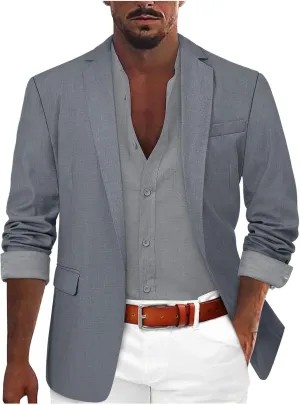 Mens Blazers Slim Fit Business Casual Men Shiny Sequin Blazers Tuxedo Party Dinner Prom One Button Suit Jacket Two