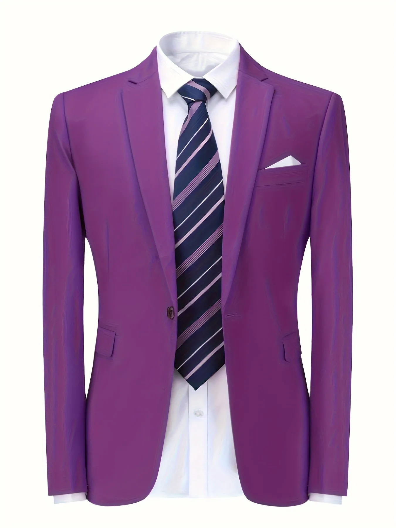 Men's High resistance to breakage Lapel Collar Suit Coat