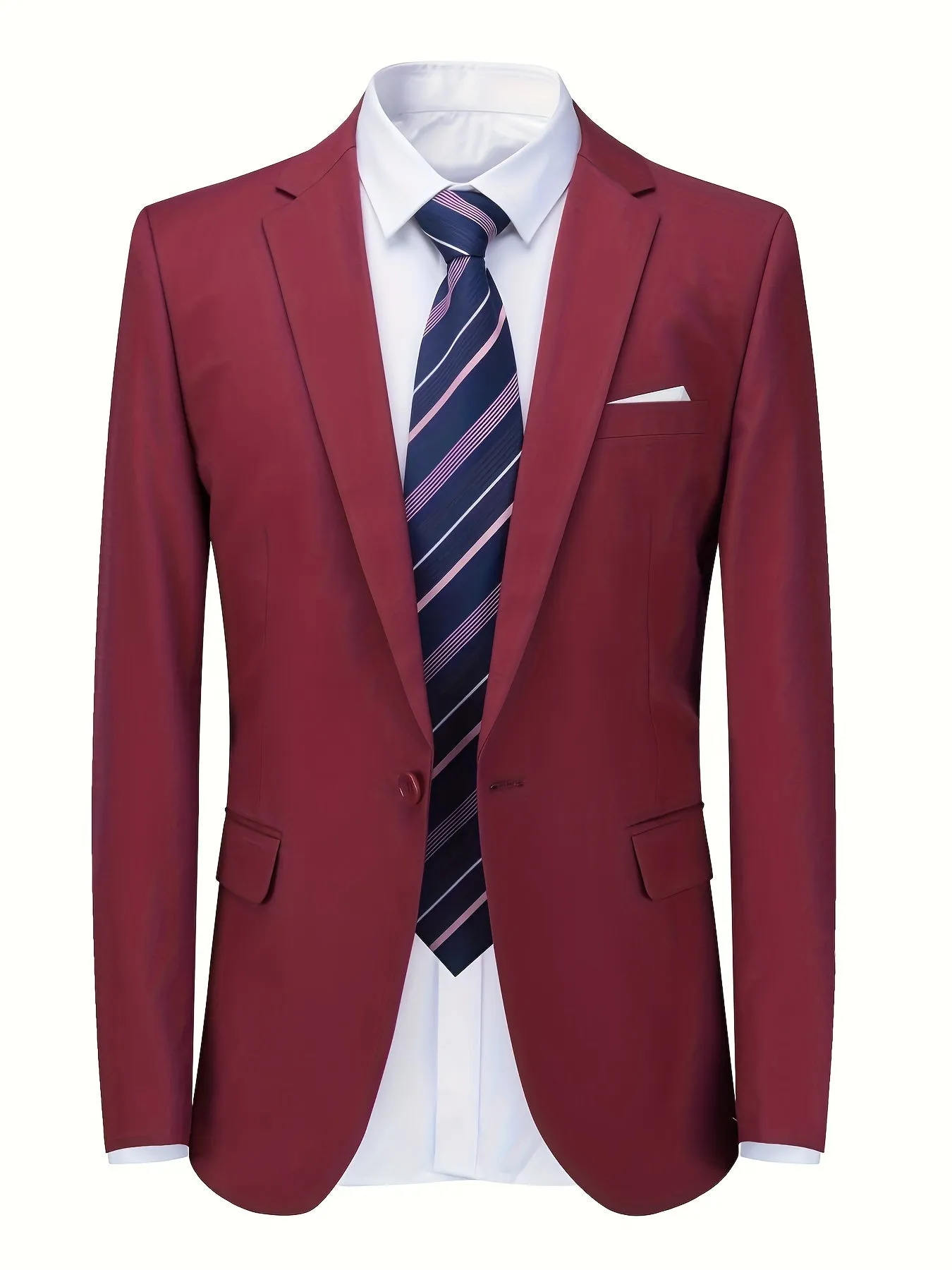Men's High resistance to breakage Lapel Collar Suit Coat
