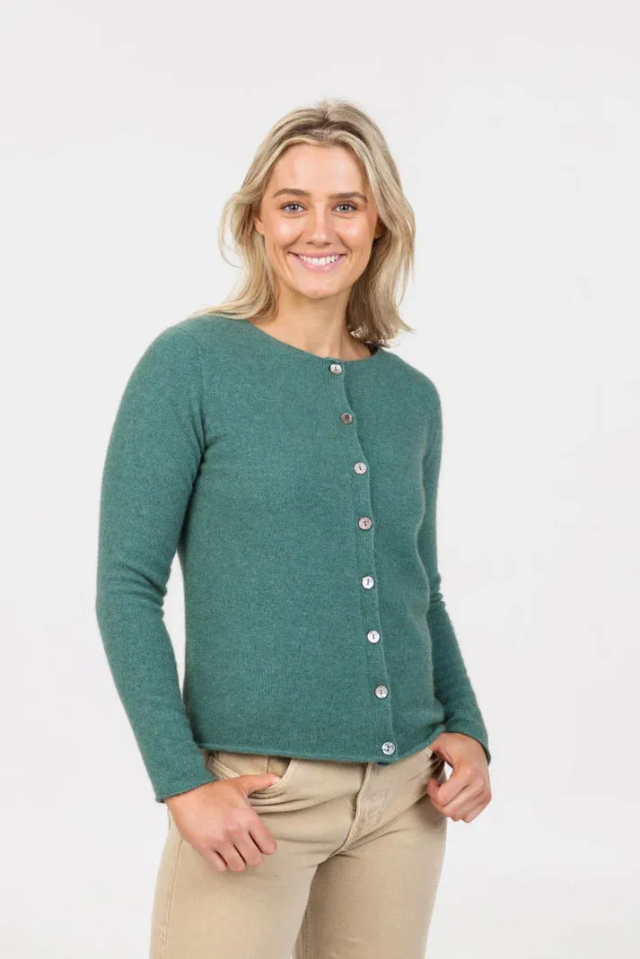 Native World Paua Shell Button Cardigan