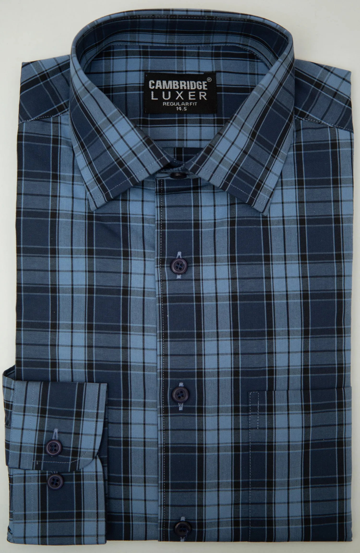 Navy Stripes Formal Shirt