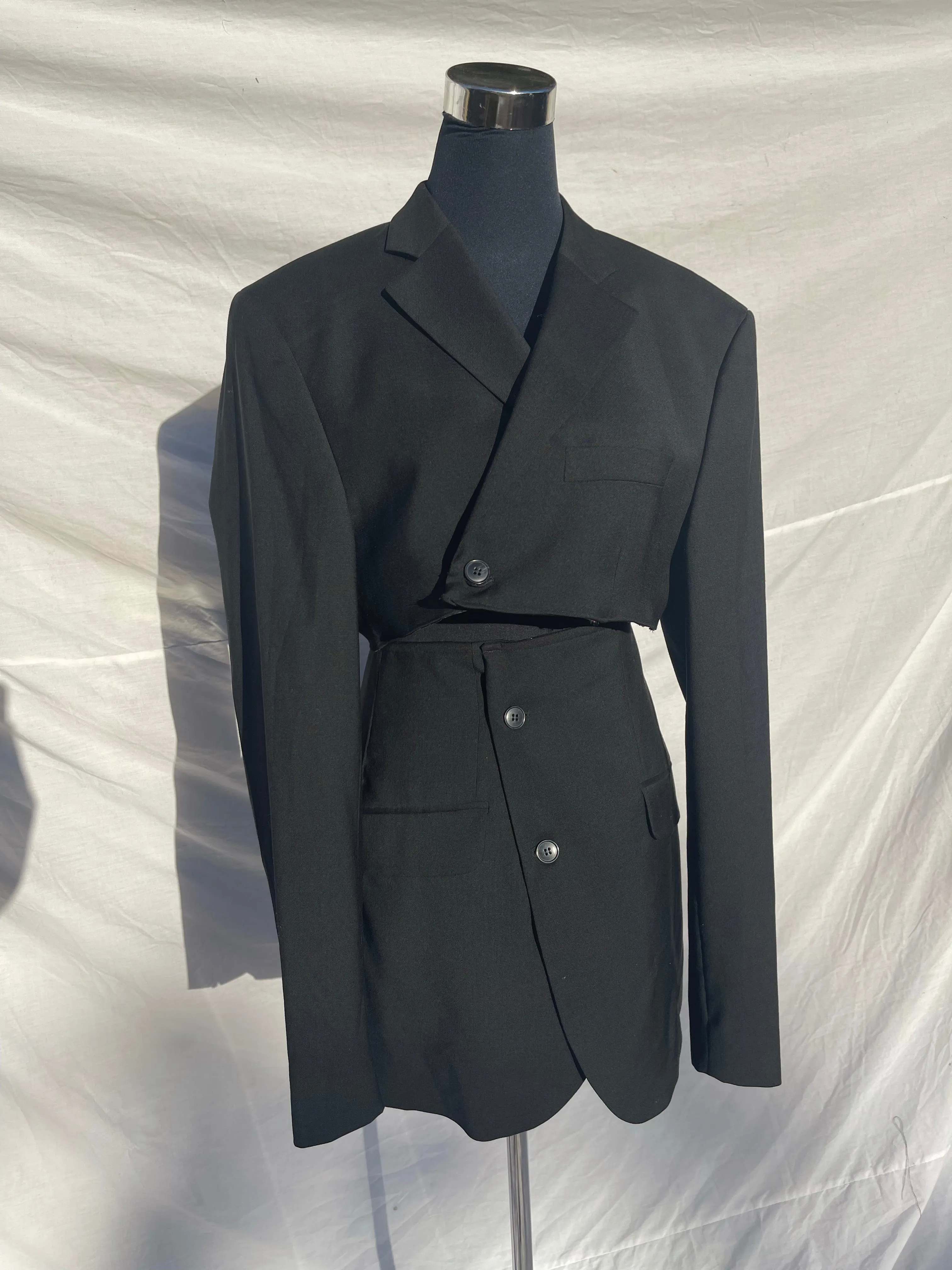 PRE ORDER: Black Reworked Suits (Available in sizes 28-40)