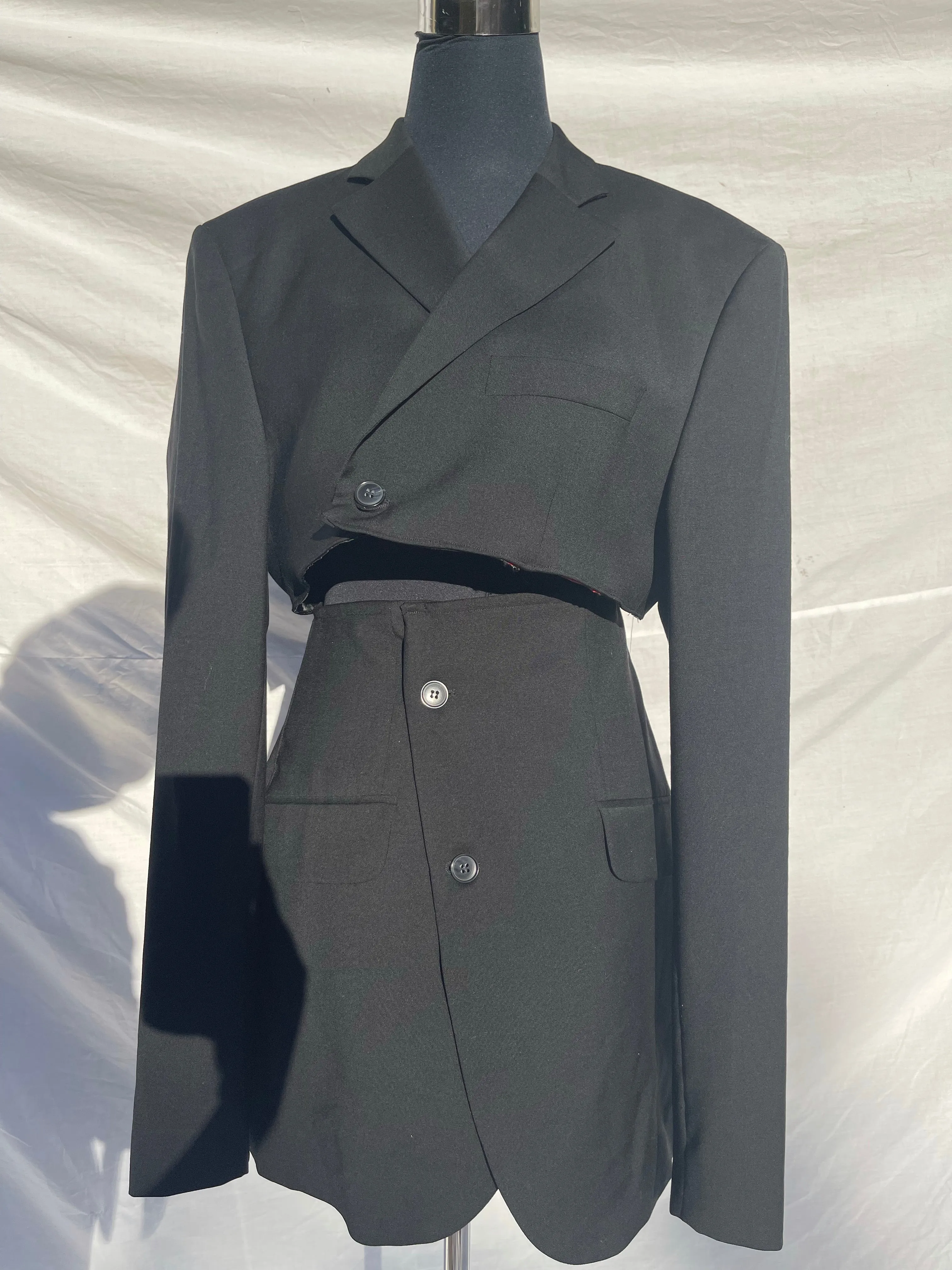 PRE ORDER: Black Reworked Suits (Available in sizes 28-40)