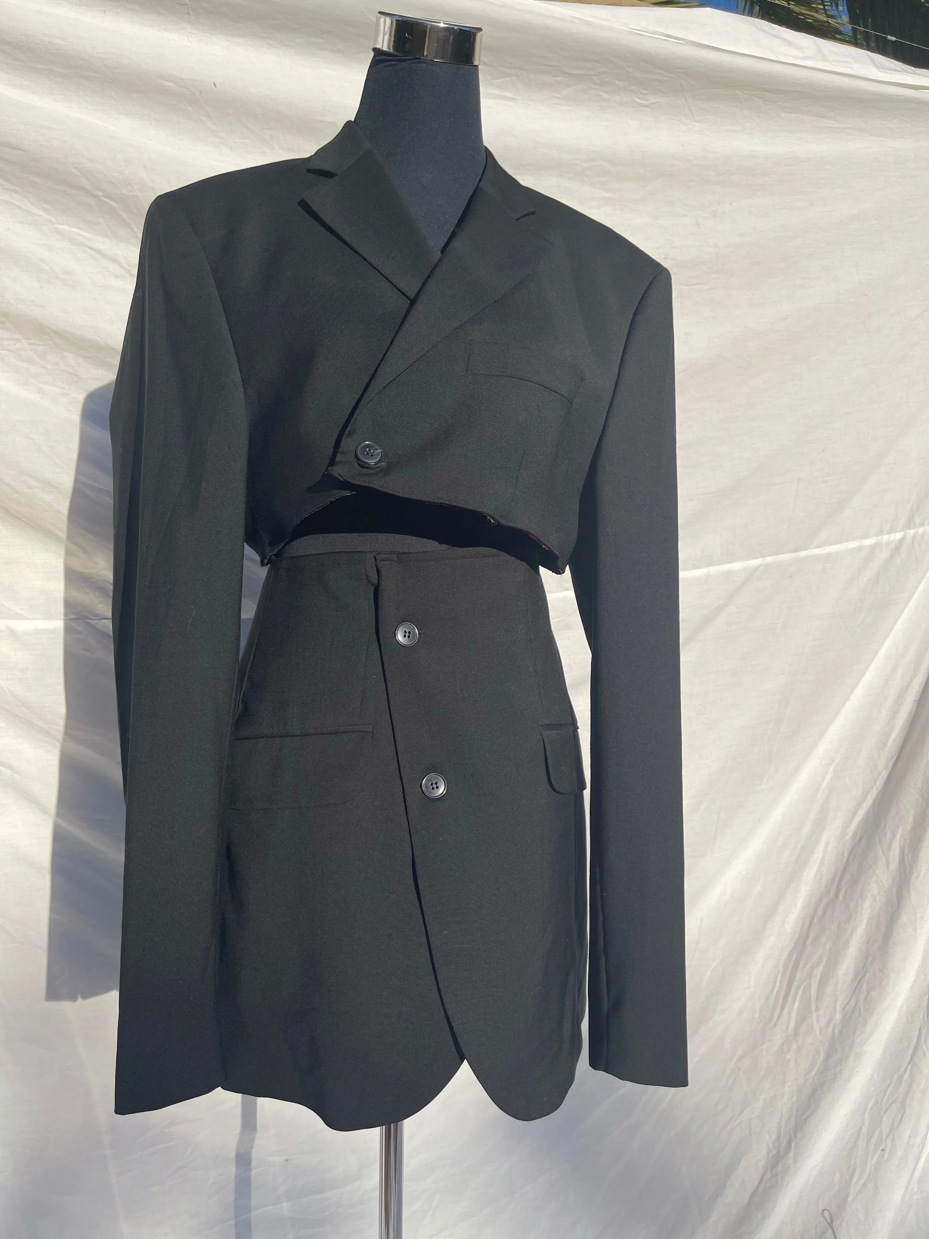 PRE ORDER: Black Reworked Suits (Available in sizes 28-40)