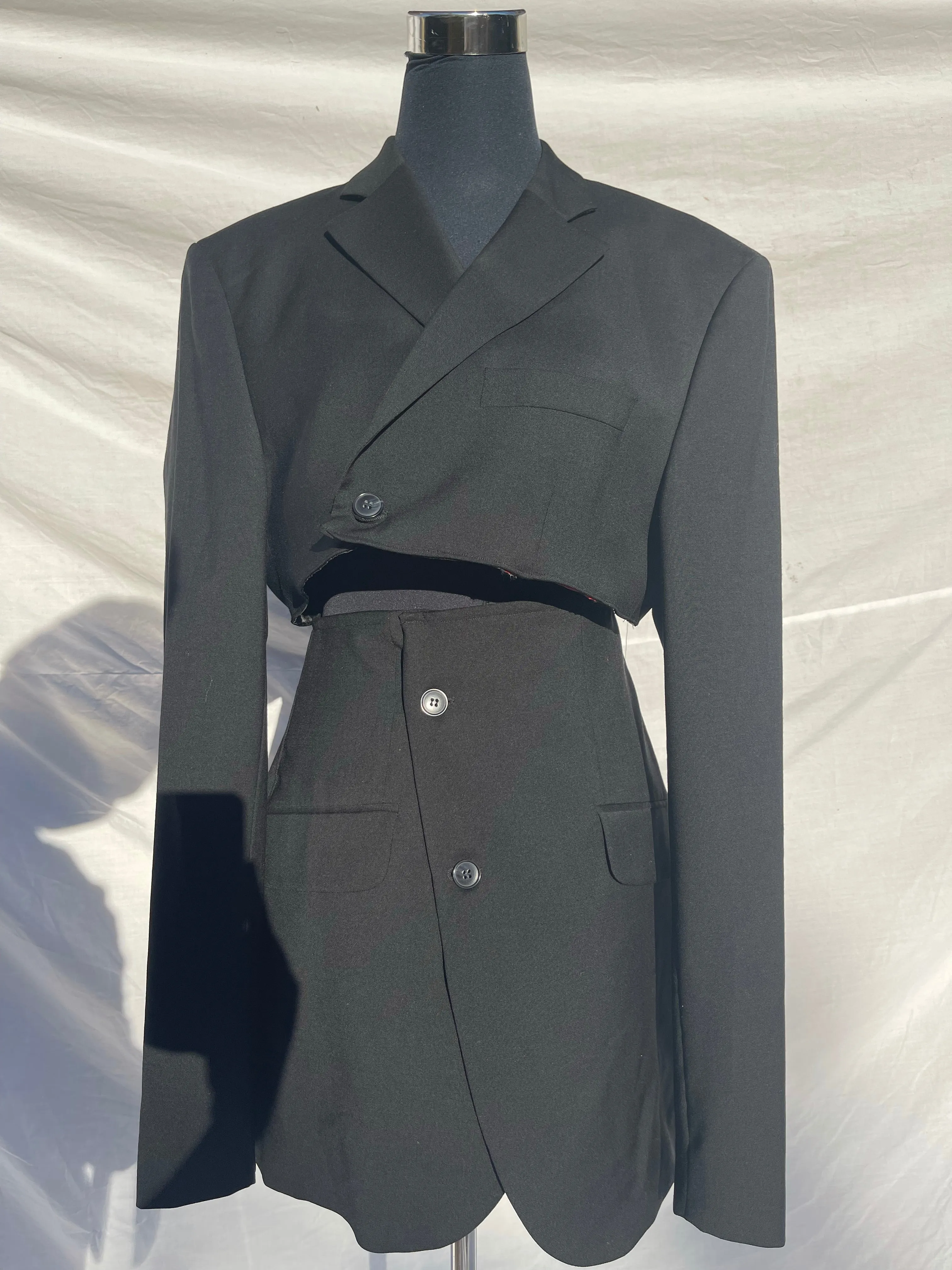PRE ORDER: Black Reworked Suits (Available in sizes 28-40)