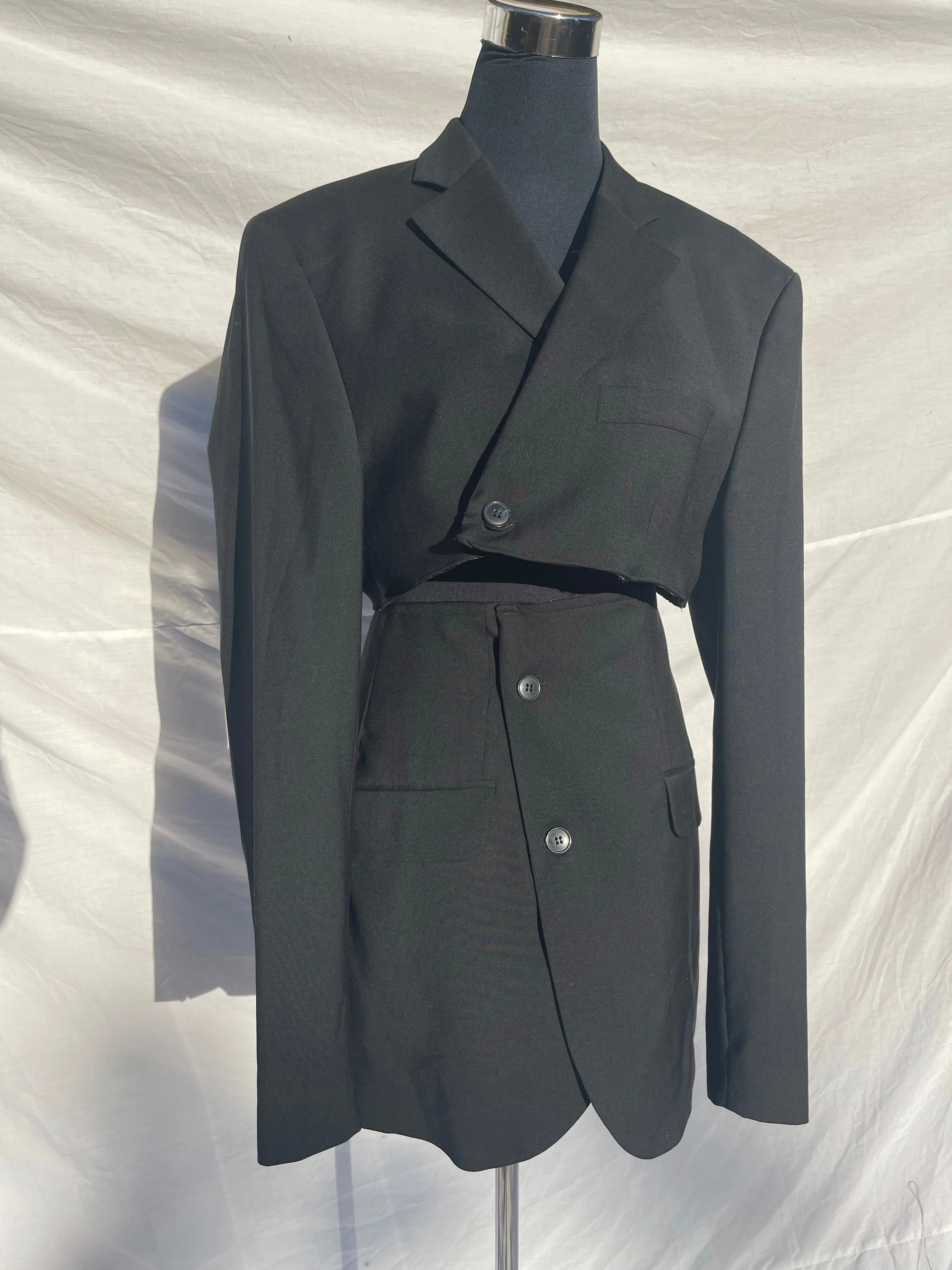 PRE ORDER: Black Reworked Suits (Available in sizes 28-40)