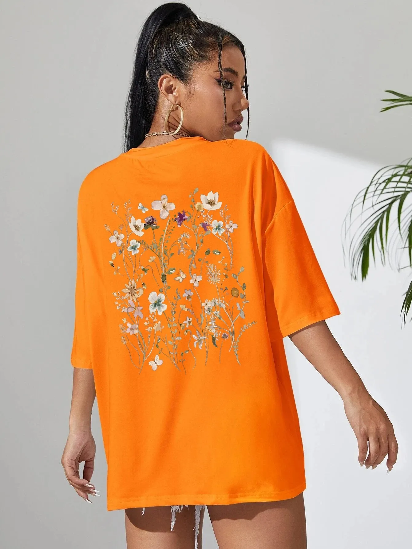 Print Cotton Women T-Shirts